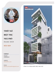 Thiết kế Nhà ngõ phố 5 tầng - Kiến trúc Hiện đại. (Mã số: 0330)