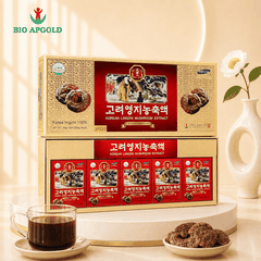 Cao Linh Chi Hàn Quốc Hộp 50g x 5 Lọ Bio Apgold – Cao Linh Chi Cô Đặc Hàn Quốc Chính Hãng