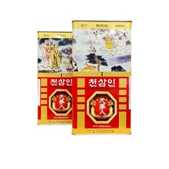 Sâm Củ Khô Hộp Thiếc 150g Wooshin hàn Quốc Hộp 8 củ - Hồng sâm củ khô 150g/ hộp
