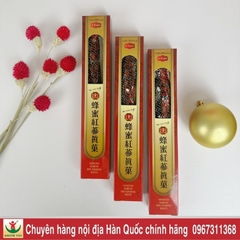 Sâm Củ Tẩm Mật Ong Hàn Quốc - Sâm Củ Mật Ong Bio Apgold ( hộp 8 Củ )