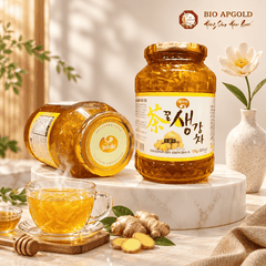 Mật Ong Gừng Gavo Farm Hàn Quốc Lọ 1kg - Mật Ong Gừng Hàn Quốc