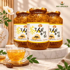 Mật Ong Gừng Gavo Farm Hàn Quốc Lọ 1kg - Mật Ong Gừng Hàn Quốc