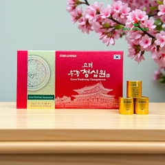 Ngưu Hoàng Thanh Tâm Hộp Giấy 10 Viên Bio Apgold - Korea Woohwang CheongSimWon