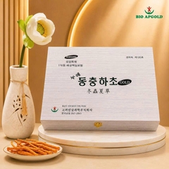 Nước Đông Trùng Hạ Thảo Hàn Quốc Hộp 60 Gói Gỗ Trắng Bio Apgold