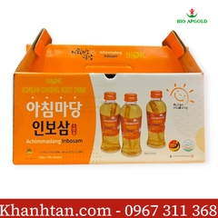 Nước Sâm Có Củ Archimmadang Hộp 10 chai * 120ml - Inbosam Biok Korea Root Drink