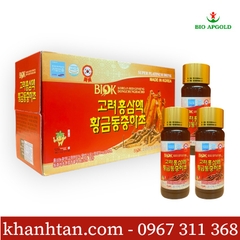 Nước Hồng Sâm Đông Trùng hạ Thảo Hộp 10 chai Biok