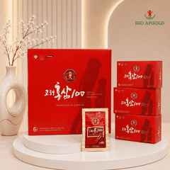 Nước Uống Hồng Sâm Nguyên Chất 100% Bio Apgold  - Nước Sâm Không Đường Hàn Quốc