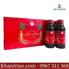 Nước Sâm chai 100ml GinGins🔥-🔥Nước sâm đóng chai Well Bio Hàn Quốc - Giúp bổ sức khỏe, tăng cường sức đề kháng