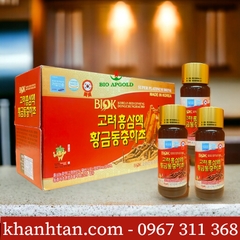 Nước Hồng Sâm Đông Trùng hạ Thảo Hộp 10 chai Biok