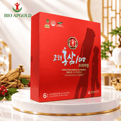 Nước Uống Hồng Sâm Hàn Quốc Không Đường Premium 70ml x 30 Gói – Bio Apgold
