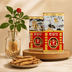 Hồng Sâm Củ Khô Hộp 150g Wooshin Hàn Quốc – Sâm Củ Khô Hộp Thiếc 150g Chính Hãng 