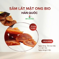 Sâm Lát Tẩm Mật Ong Hàn Quốc Chính Hãng – Hồng Sâm Lát Mật Ong Cao Cấp