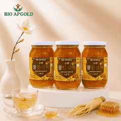 Sâm Tươi Ngâm Mật Ong 580g - Bio Apgold