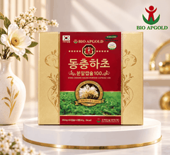 Viên Đông Trùng Hạ Thảo Hàn Quốc Bio Apgold 120 Viên – Viên Nang Đông Trùng Nguyên Chất 100