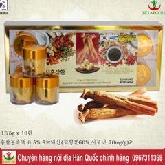 Viên hoàn Hồng sâm Hộp 10 Viên 🔥 Bio Apgold 🔥 Giúp Bồi Bổ Cơ Thể, Làm Đẹp Da