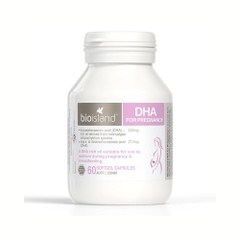 Vitamin cho mẹ bầu BioIsland DHA for Pregnancy (60pcs)