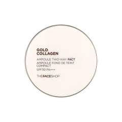 Phấn Gold Collagen Ampoule Two-way Pact The Face Shop