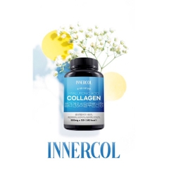 (Date T8/23) Viên Uống Đẹp Da Innercol Hyaluronic Acid Collagen 120 viên (Xanh)
