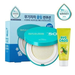 Phấn nước chống nắng Scinic Enjoy All Around Airy Sun Cushion Set (tặng kèm SRM Avocado Gel)