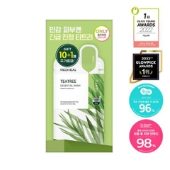 (10+1) Mặt Nạ Tràm Trà Mediheal Teatree Essential Mask Calming 3X