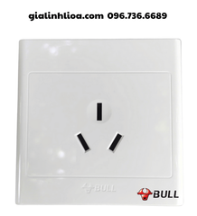 Ổ CẮM ĐIỆN MẶT VUÔNG 3 CHÂN DẸT