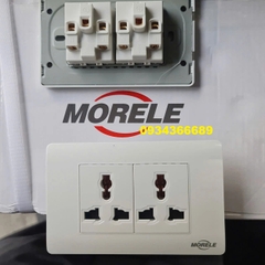 Ổ cắm đôi đa năng Morele