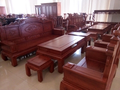 Bộ ghế khổng minh 7 món gỗ gõ
