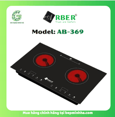 Bếp hồng ngoại đôi Arber AB-369