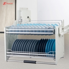 GIÁ BÁT ĐĨA DI ĐỘNG INOX MẠ CHROME CÓ ĐIỀU CHỈNH LỰC |FC08-05B|