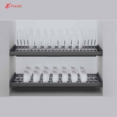 GIÁ BÁT ĐĨA TỦ TRÊN INOX OVAL 304 |FC36S|