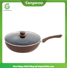 Chảo Sâu Lòng Vung Kính Kangaroo KG 919M