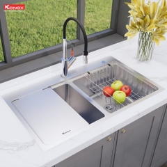 Chậu rửa bát chống xước Workstation Sink – Topmount Sink KN8651TD Dekor