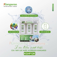MÁY LỌC NƯỚC KANGAROO HYDROGEN KGHP12K - 12 LÕI MỚI 2025