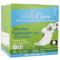 Băng vệ sinh hữu cơ siêu mỏng có cánh ban ngày Silvercare