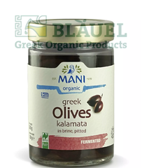 Quả oliu đen tách hạt ngâm muối hữu cơ hiệu Mani Organic 280g