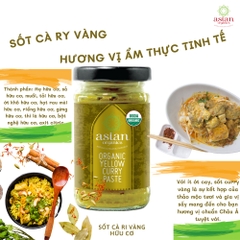 Sốt cà ri vàng hữu cơ Asian Organics 120g