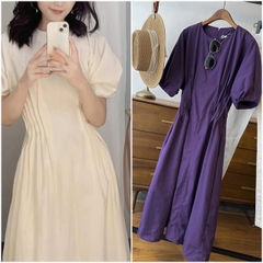 Váy sơ mi COS cổ đức dáng thung 2 màu