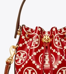 Bag bucket Tory Burch monogram