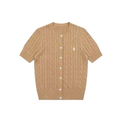 Áo khoác cardigan tay ngắn dệt kim