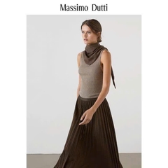 Chân váy Massimo Dutti xếp ly 2 màu dư xịn