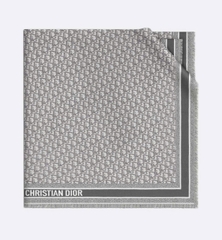 Khăn DIOR hoạ tiết monogram 42% wool 42% silk 16 cotton