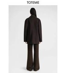 Coat dạ ép dáng lửng TOTEME