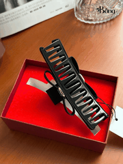 Kẹp tóc Salvatore Ferragamo đen fullbox
