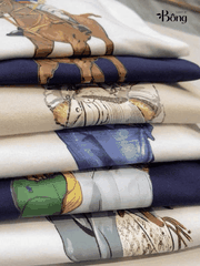 Tshirt Polo gấu màu beirge