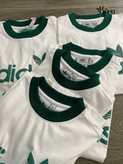 Tshirt ADIDAS hoạ tiết 3 lá xanh unisex