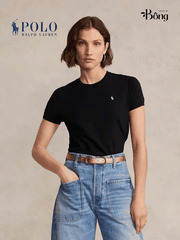 Áo len trơn Polo RL cổ tròn cộc tay 4 màu