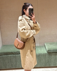 Trenchcoat BBR chất kaki dáng lửng kèm belt