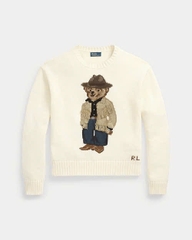 Áo len cổ tròn Polo Bear Cotton