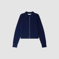 ÁO KHOÁC CARDIGAN LEN VÀ CASHMERE KẺ SỌC