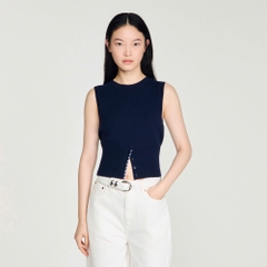 ÁO LEN CASHMERE NGẮN TAY KẺ SỌC